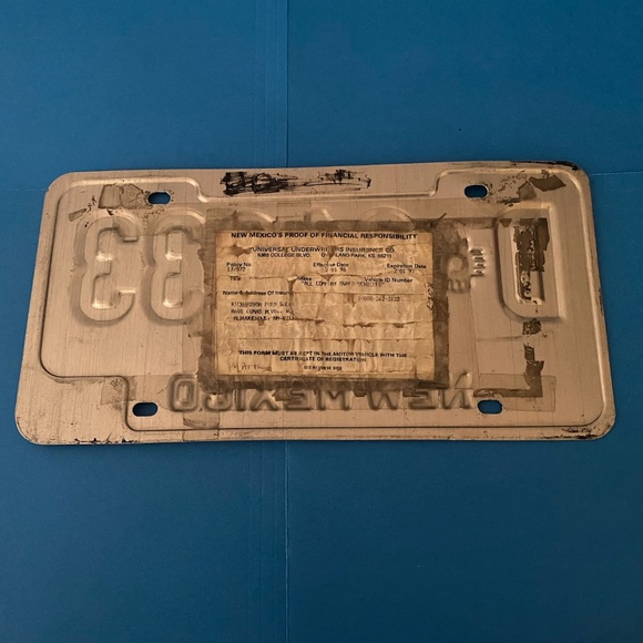 🚗 NEW MEXICO USA CAR DEALER LICENSE PLATE [D 01033] 🚗 - Picture 2 of 2